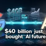 Google and Anthropic $40 billion investment deal visualization showing TPU compute infrastructure and 5 gigawatt capacity commitment