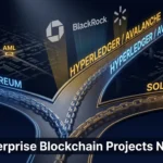 Ethereum vs Solana vs Hyperledger Fabric enterprise blockchain comparison chart for CTOs in 2026
