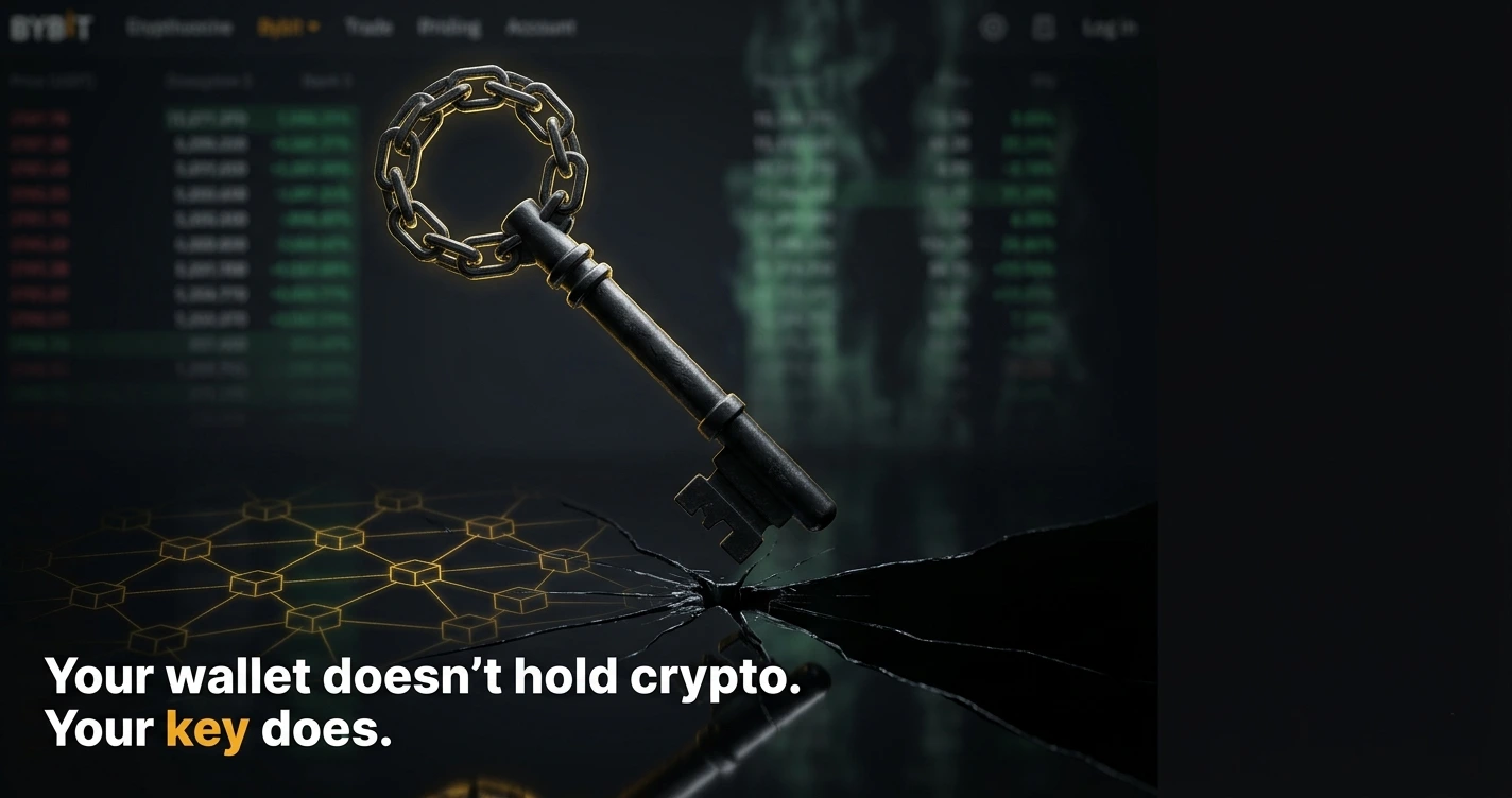 Comparison of Ledger and Trezor hardware crypto wallets alongside MetaMask hot wallet on a dark background