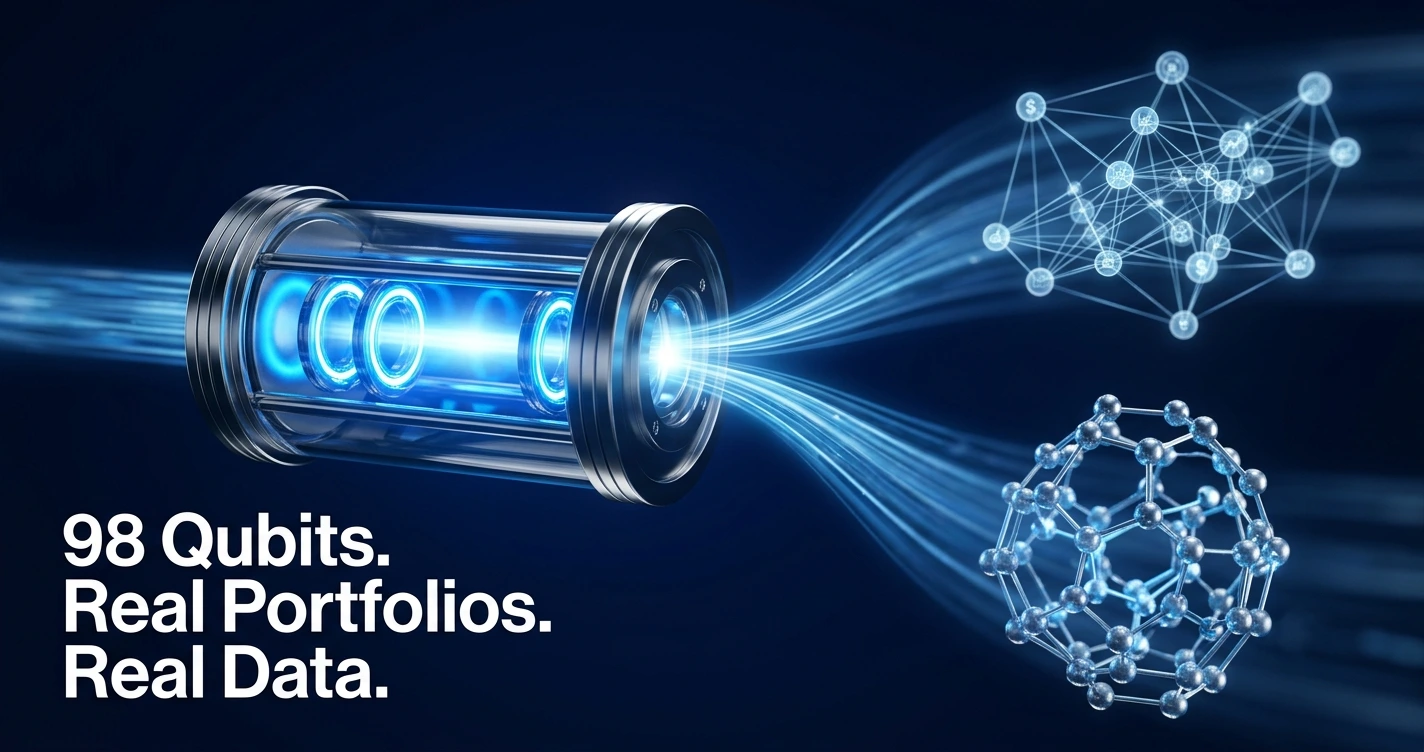 JPMorgan's 98-qubit Quantinuum quantum computer and Pfizer drug discovery data driving 2026 quantum computing breakthroughs.