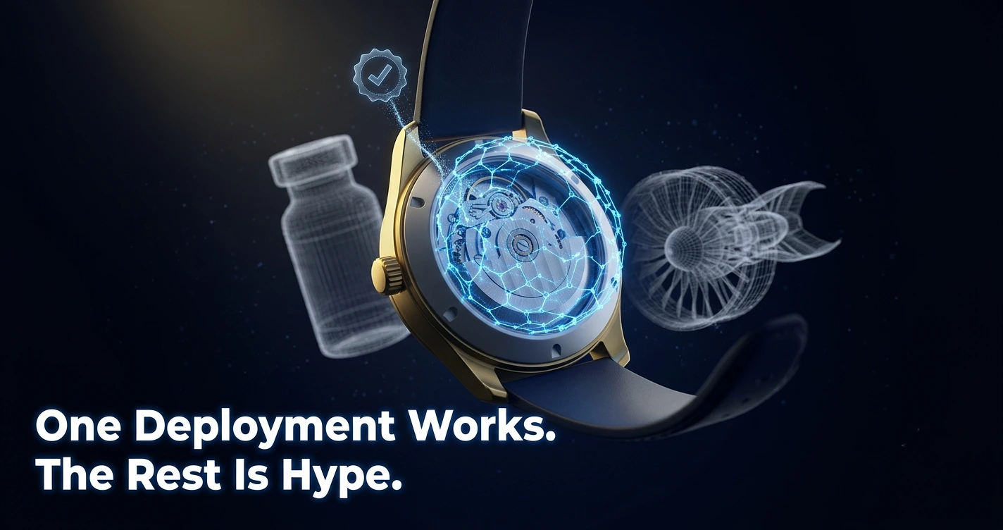 AURA Blockchain Consortium digital authentication interface showing LVMH luxury watch NFT verification technology, 2026