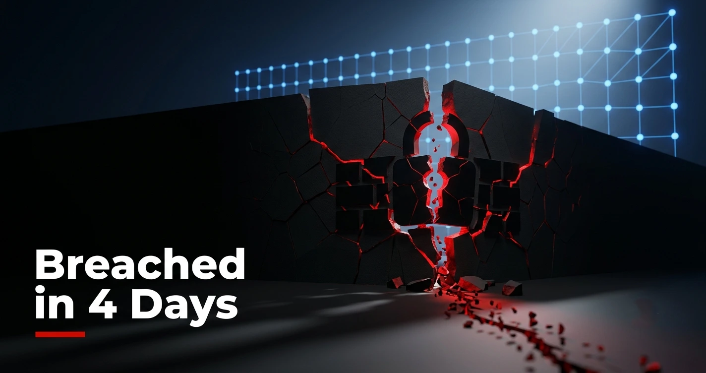 Broken VPN shield graphic representing Palo Alto GlobalProtect breach fueling 2026 zero trust security adoption