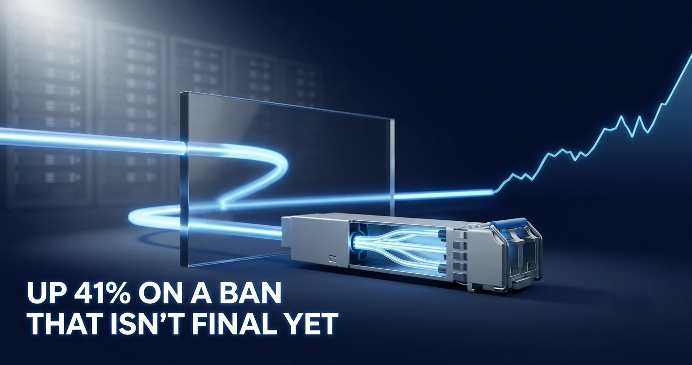 Coherent (COHR) stock chart rising amid FCC ban on Chinese AI data center optical transceivers