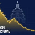 Chart showing GENIUS Act stablecoin yield regulation cutting Coinbase USDC rewards from 20% toward bank savings rates in 2026